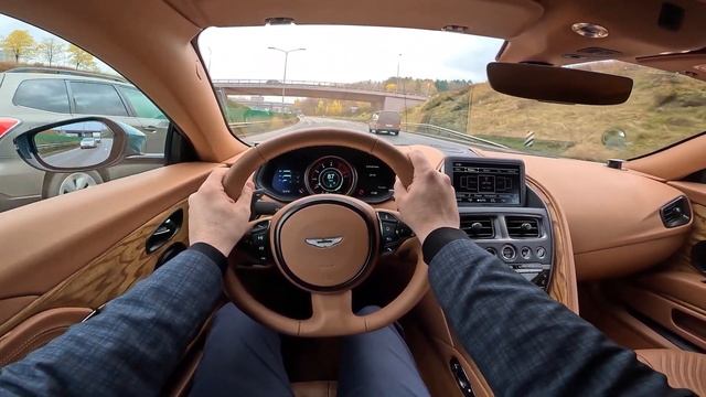 Aston Martin DB11 2022 [ V8 4.0 л. 528 л.с.] POV Test Drive смотреть онлайн