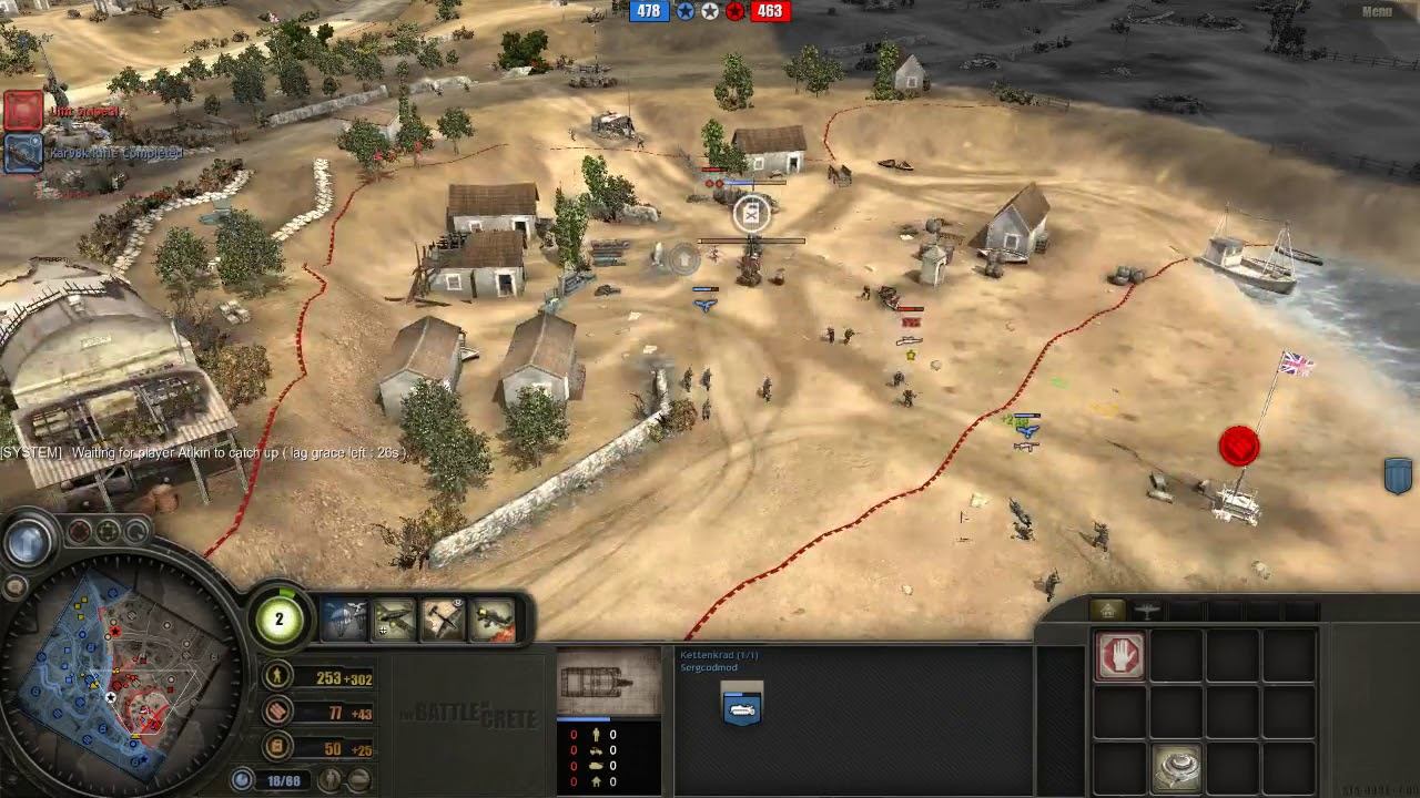 Battle of Crete mod (3.7.13) PvP, 2x2 Maleme map #19 смотреть онлайн