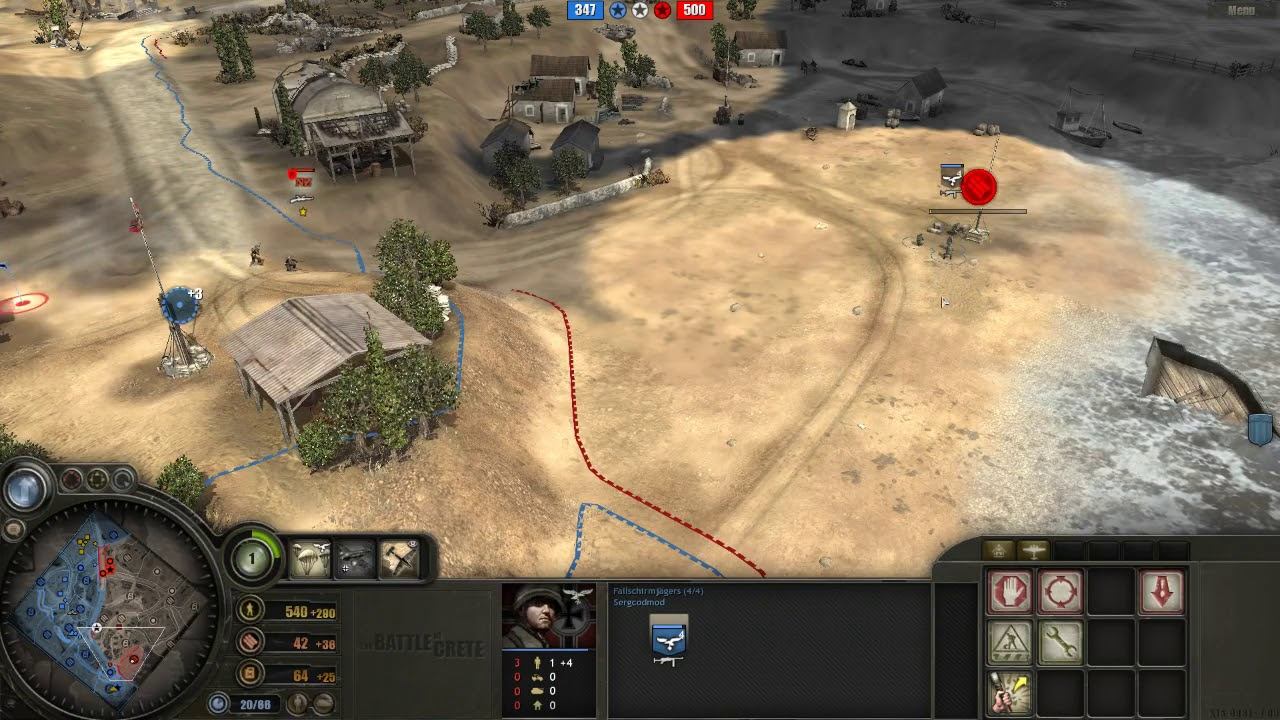 Battle of Crete mod (3.7.13) PvP, 2x2 Maleme map #13 смотреть онлайн