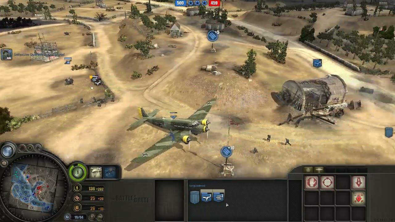 Battle of Crete mod (3.9.3) PvP, 2x2 Maleme map #2 смотреть онлайн