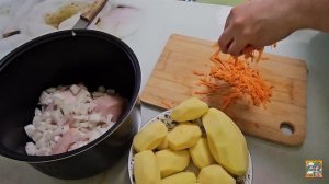 Как приготовить тушёную картошку | Быстро, просто и сытно