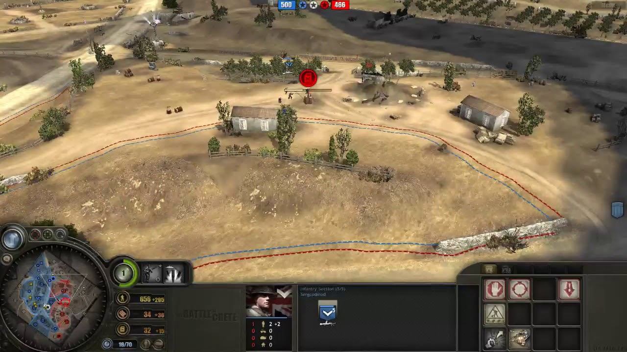 Battle of Crete mod (3.7.13) PvP, 2x2 Maleme map #8 смотреть онлайн