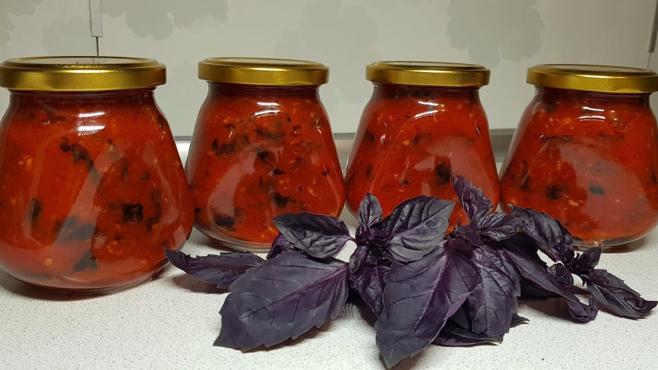 СЪЕЛИ БАНКУ ЗА РАЗ И ПРОСЯТ ЕЩЕ! БАЗИЛИКОВЫЙ СОУС на ЗИМУ без УКСУСА! Настоящая Вкуснятина! смотреть онлайн