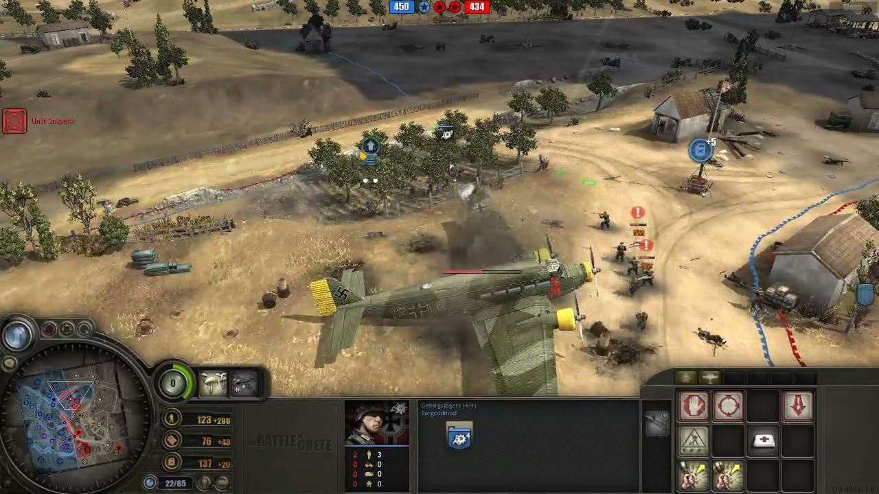 Battle of Crete mod (3.9.2) PvP, 2x2 Maleme map #3 смотреть онлайн