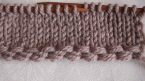 Красивый набор петель спицами"Болгарский зачин". Как вязать спицами  Урок 139