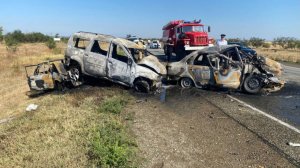 Два человека погибли в массовом ДТП на Ставрополье