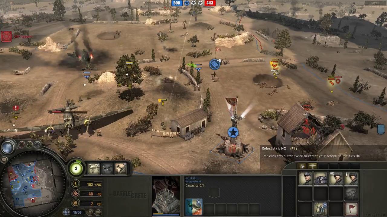 Battle of Crete mod (3.7.12) PvP, 2x2 Heraklion airfield map #21 смотреть онлайн