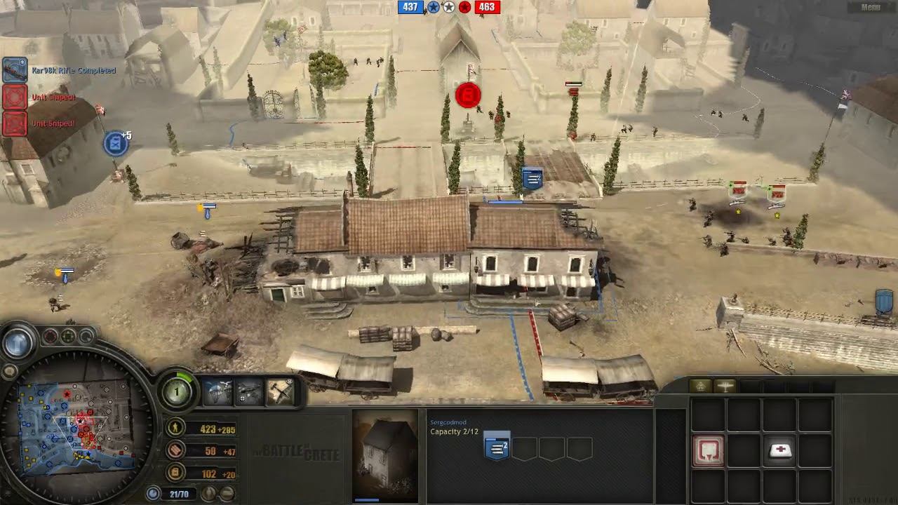 Battle of Crete mod (3.8.8) PvP, 3x3 Chania map #7 смотреть онлайн