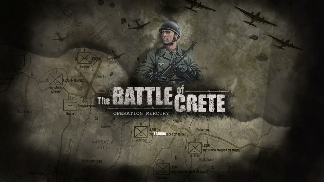 Battle of Crete mod (3.9.8) PvP, 2x2 Hill 107 map #3 смотреть онлайн