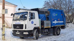 Мусоровоз МК-3554-03 на шасси МАЗ-534025 (В 692 АР 122)/ Garbage truck MAZ-5340. Garbage collection