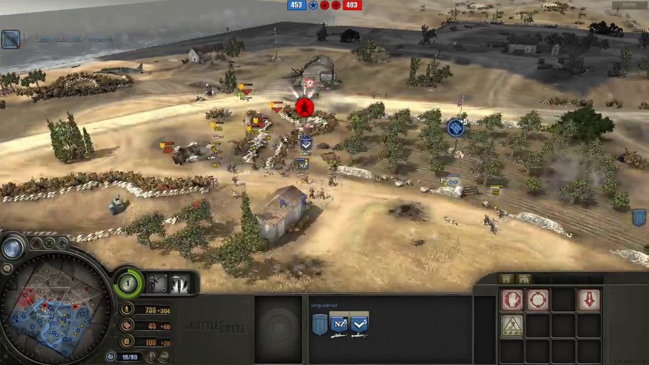 Battle of Crete mod (3.8.8) PvP, 2x2 Maleme map #15 смотреть онлайн