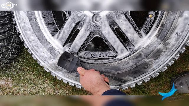 Щетка для чистки покрышек с ручкой, MegaShiner смотреть онлайн