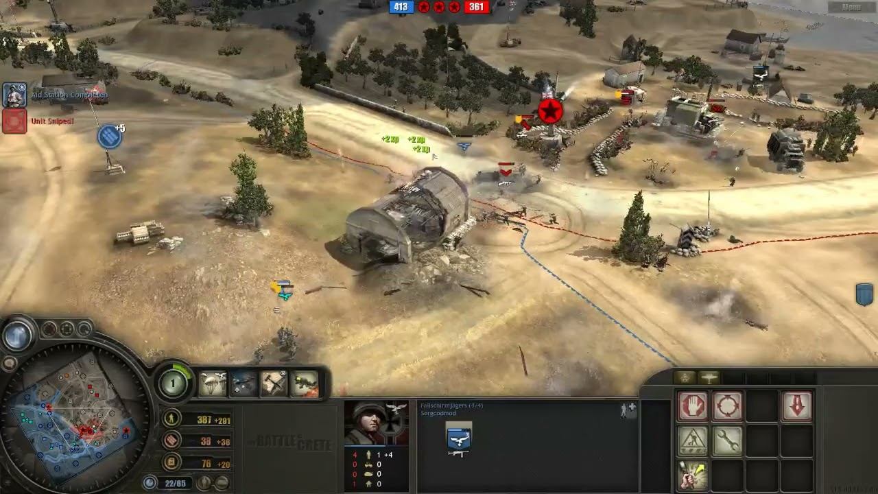 Battle of Crete mod (3.9.8) PvP, 2x2 Maleme map #18 смотреть онлайн