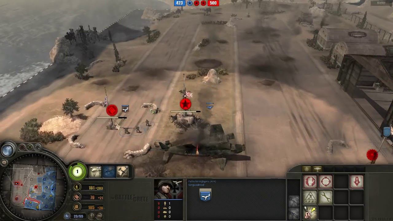 Battle of Crete mod (3.7.13) PvP, 2x2 Heraklion airfield map #18 смотреть онлайн