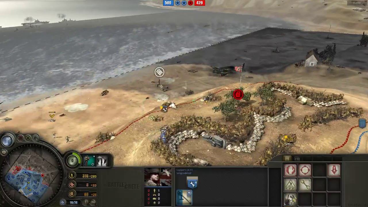 Battle of Crete mod (3.7.15) PvP, 2x2 Maleme map #6 смотреть онлайн