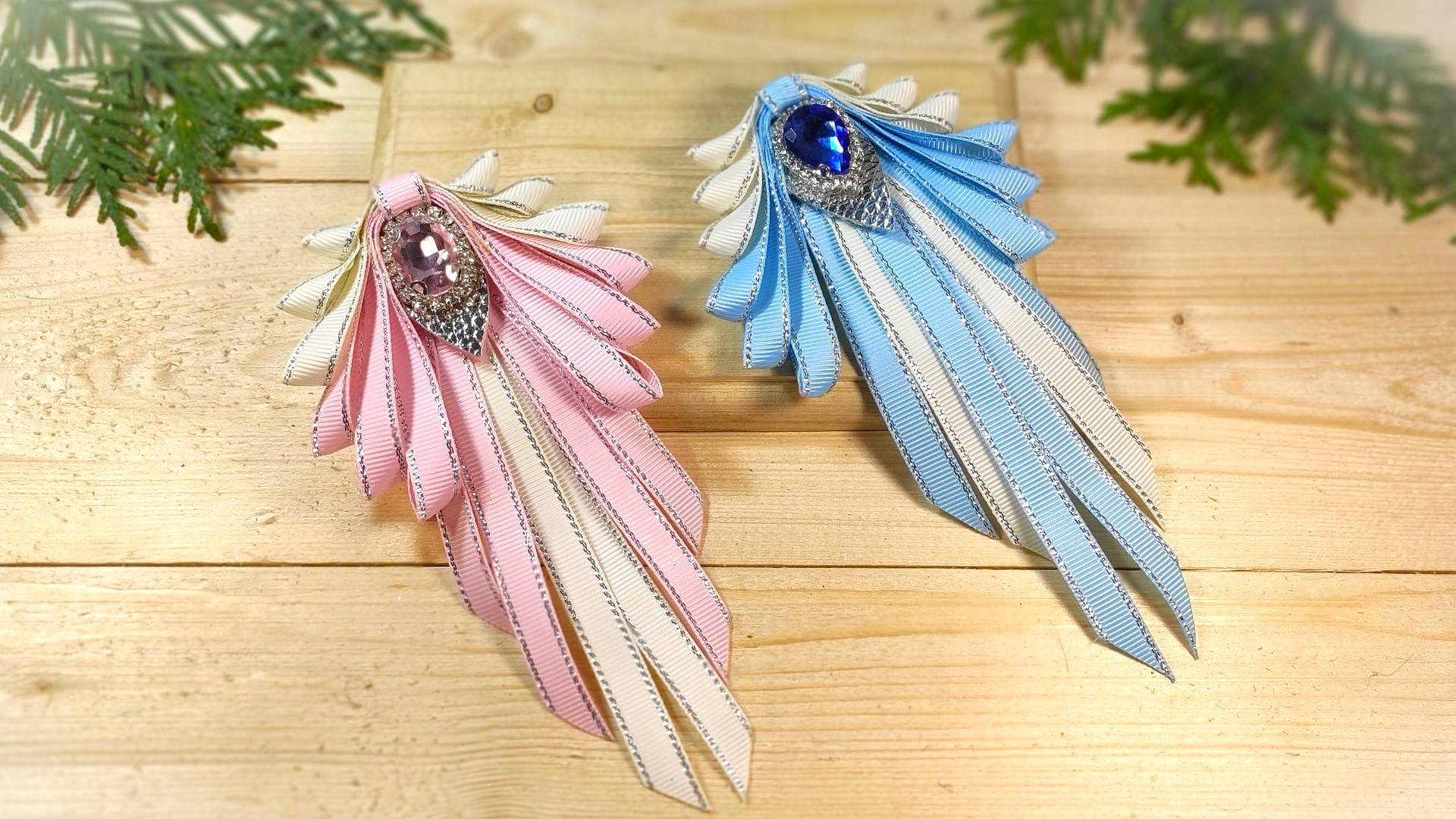 Галстук в школу из узких лент своими руками. Галстук-брошь своими руками. смотреть онлайн