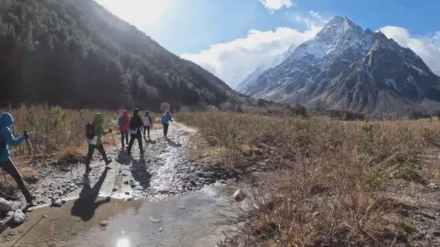 Чегемское ущелье. Ледник Шаурту. Гора Зинки. Кабардино-Балкария смотреть онлайн