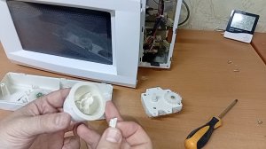 Ремонт ручки (крутилки) механического таймера микроволновки