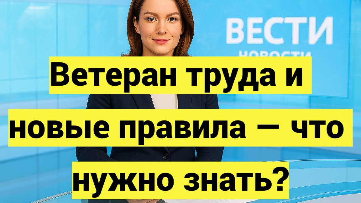 Ветеран труда: новые правила, изменения, условия получения смотреть онлайн