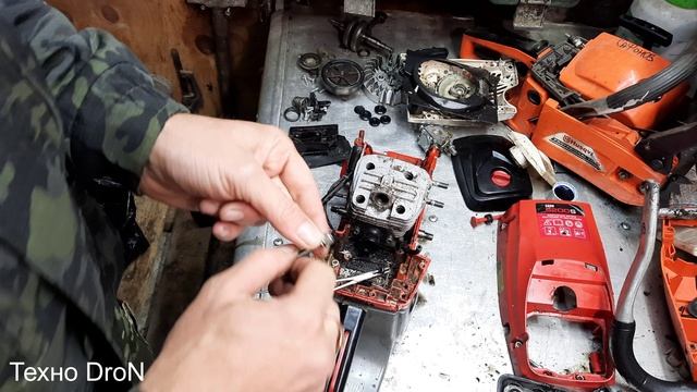 Бензопила Sadd 52-00 клинит стартер!Очень необычная причина. смотреть онлайн