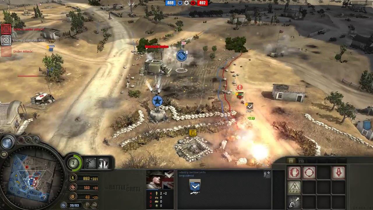 Battle of Crete mod (3.7.12) PvP, 2x2 Maleme map #10 смотреть онлайн