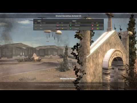 Battle of Crete mod (3.7.15) PvP, 2x2 Heraklion airfield map #11 смотреть онлайн