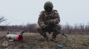 Обезвреживание мин расстрелом..