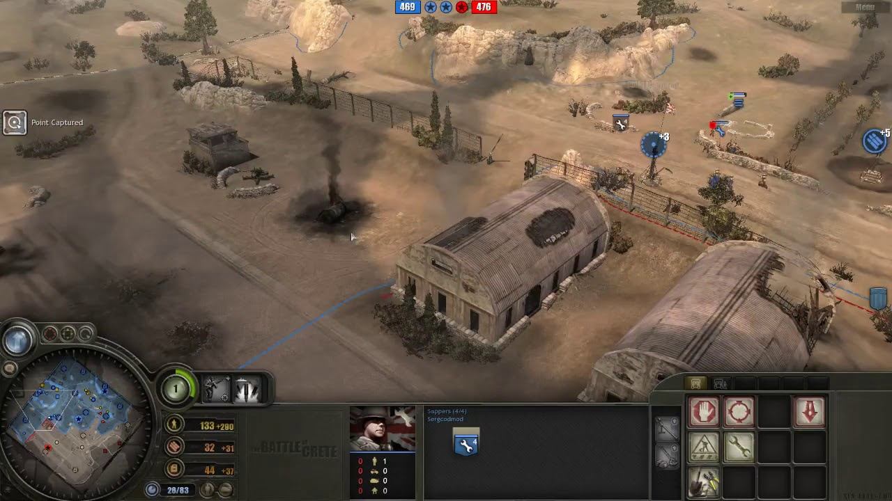 Battle of Crete mod (3.7.11) PvP, 2x2 Heraklion airfield map #5 смотреть онлайн