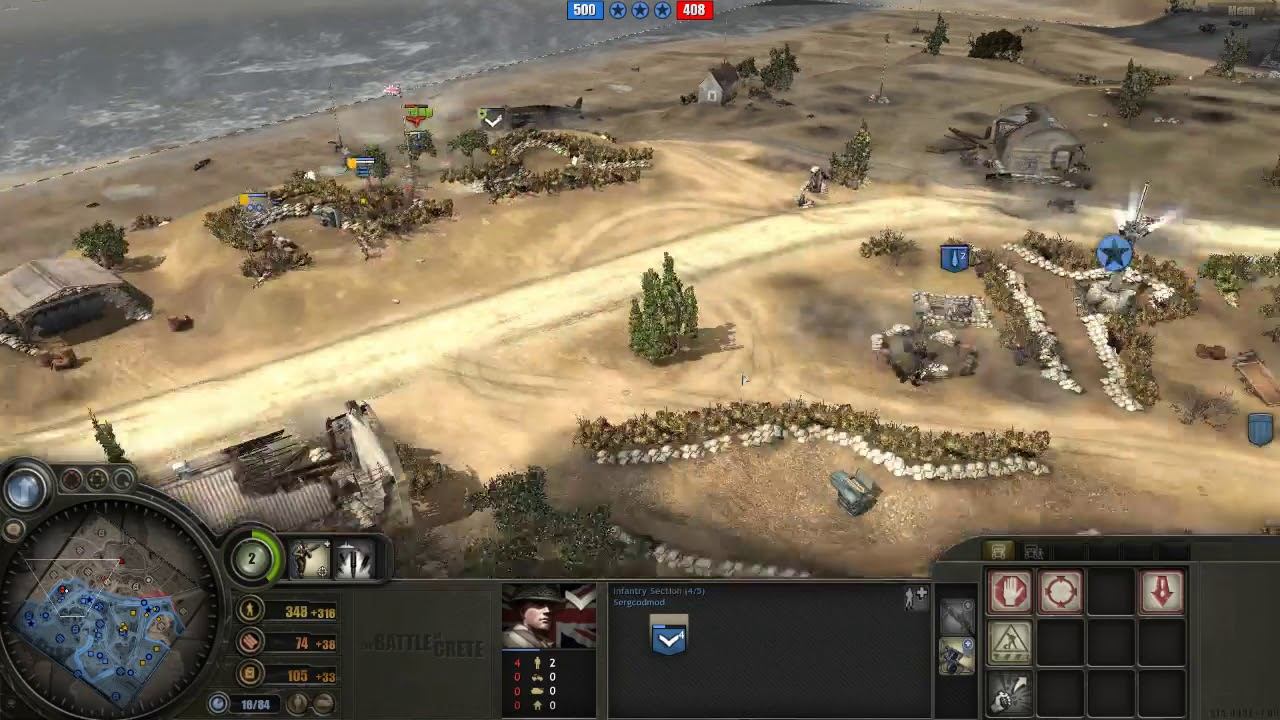 Battle of Crete mod (3.8.8) PvP, 2x2 Maleme map #5 смотреть онлайн