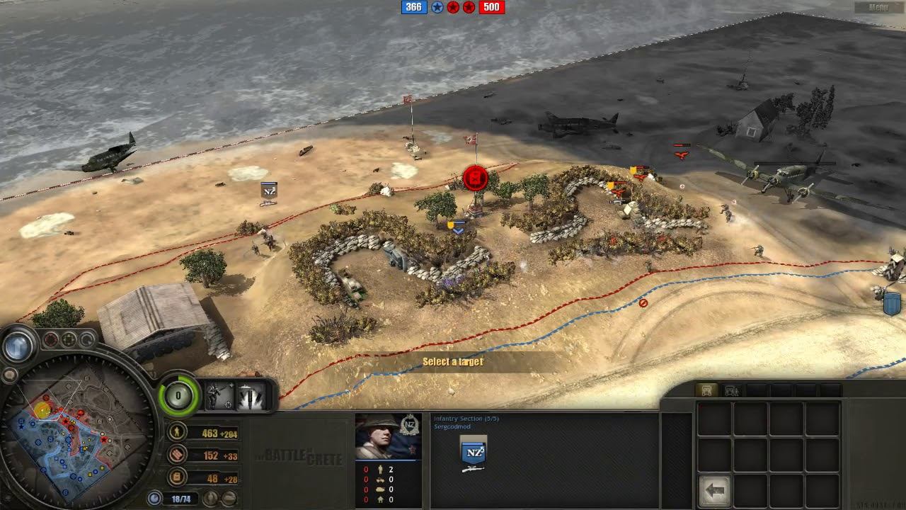Battle of Crete mod (3.8.7) PvP, 2x2 Maleme map #22 смотреть онлайн