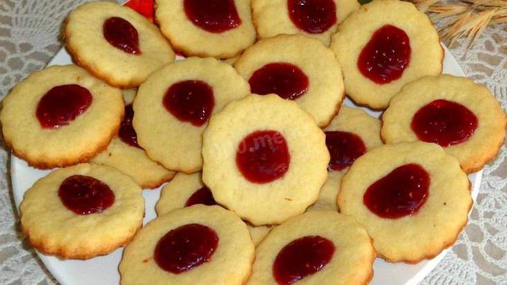 Песочные печенье с джемом смотреть онлайн