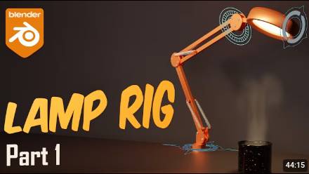 Understand Blender Rigging Better! Desk Lamp Rig from Start to Finish - Part 1 смотреть онлайн