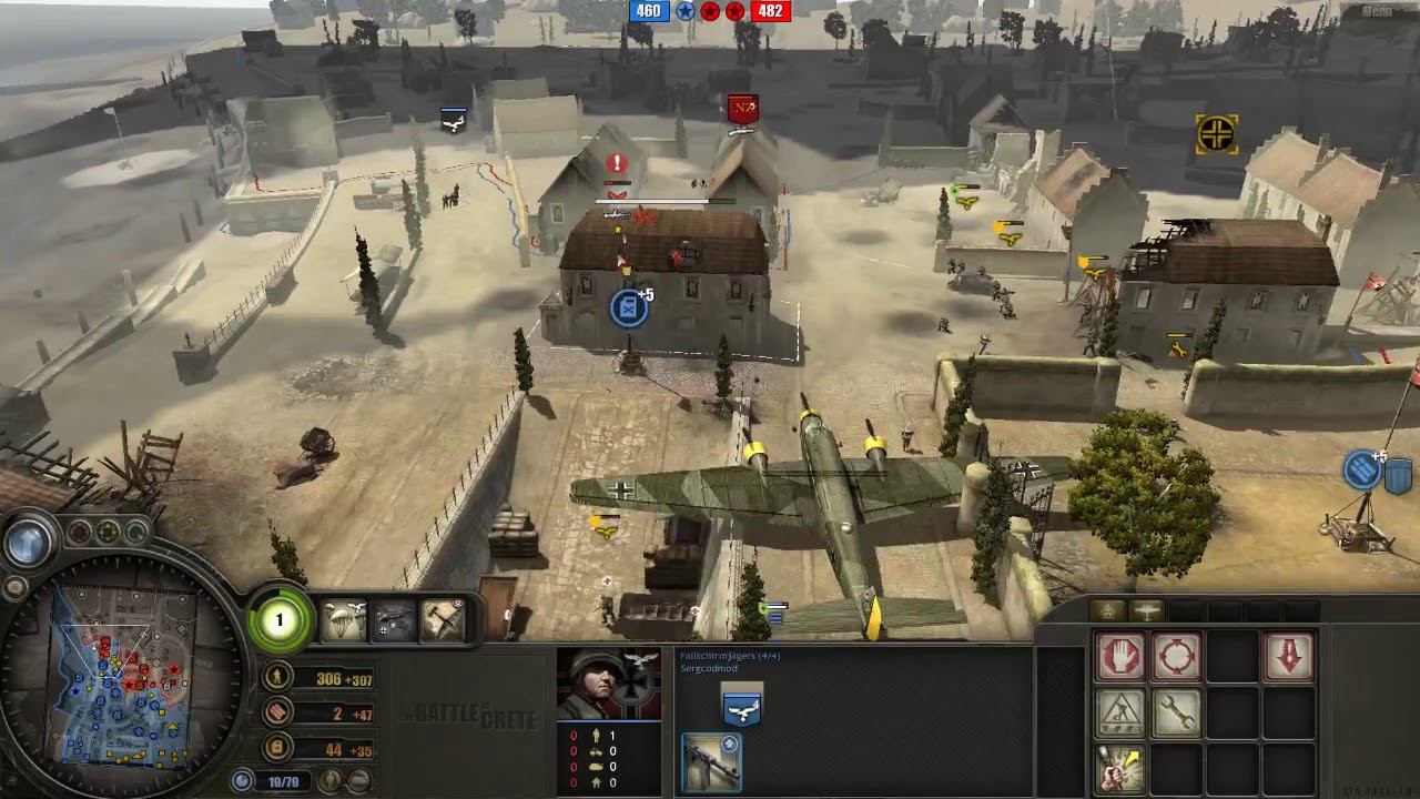 Battle of Crete mod (3.7.13) PvP, 3x3 Chania map #2 смотреть онлайн