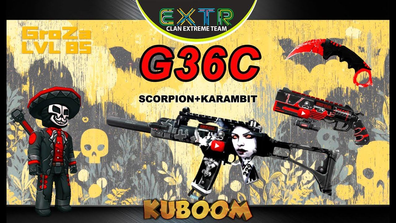 «G36C+SCORPION+KARAMBIT» #kuboom #kuboomgameplay #кубум