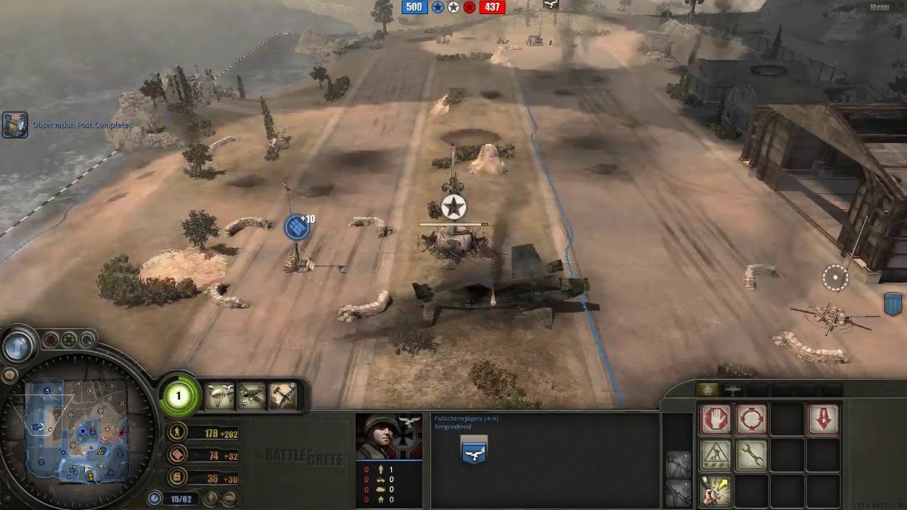 Battle of Crete mod (3.8.3) PvP, 2x2 Heraklion airfield map #2 смотреть онлайн