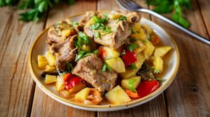 🍖 Готовлю в афганском казане! Свиные рёбрышки с овощами — сочно, ароматно, идеально