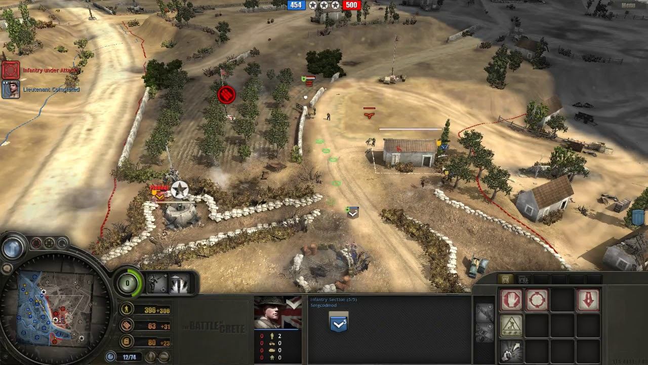 Battle of Crete mod (3.7.11) PvP, 2x2 Maleme map #22 смотреть онлайн