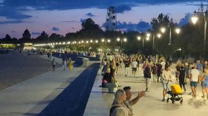 Евпатория 2025. Набережная Терешковой без комментариев, сами оцените красоту и  курортный сезон!!!