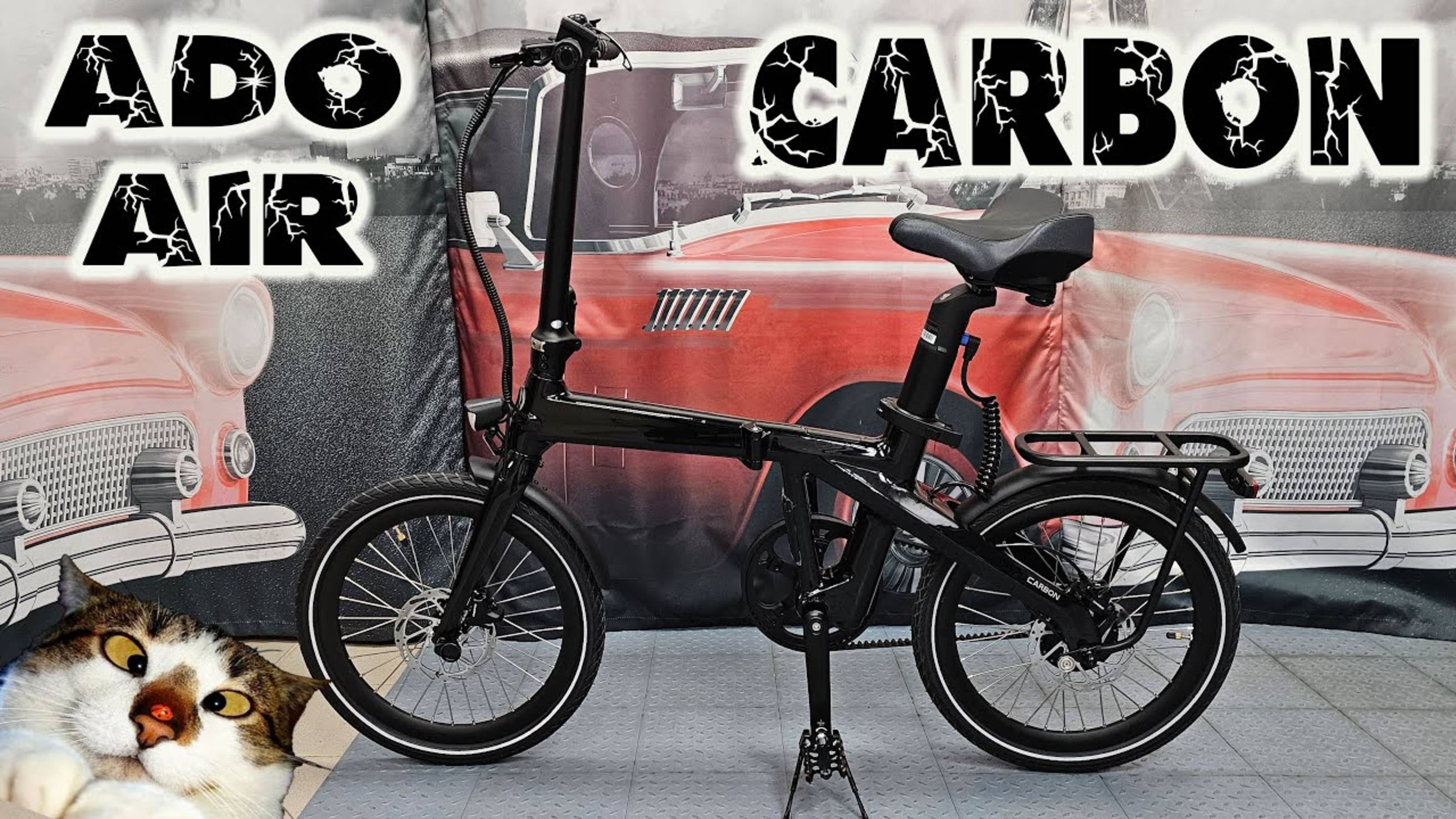 ADO Air Carbon электровелосипед из карбона. Но карбона нужно было бы добавить... смотреть онлайн