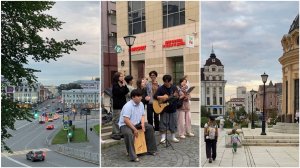 21 августа. Казань - музыканты на Петербургской, Сад Эрмитаж, центр города.