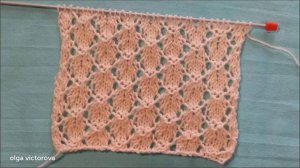 505 АЖУРНЫЙ УЗОР СПИЦАМИ Вязание Узоры спицами