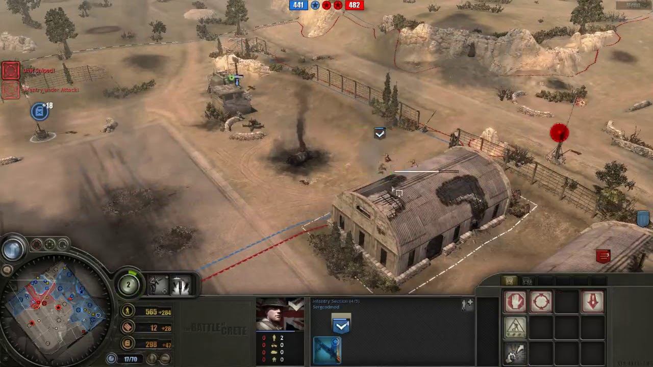 Battle of Crete mod (3.7.13) PvP, 2x2 Heraklion airfield map #10 смотреть онлайн