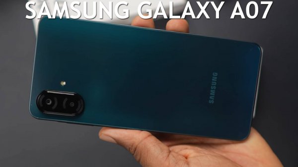 Samsung Galaxy A07 первый обзор на русском