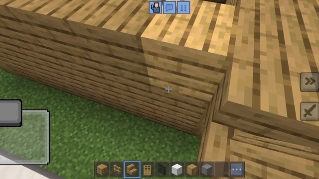 я строю стартовый дом в Майнкрафте