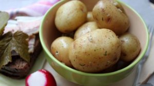 Картошка за 6 минут в микроволновке.