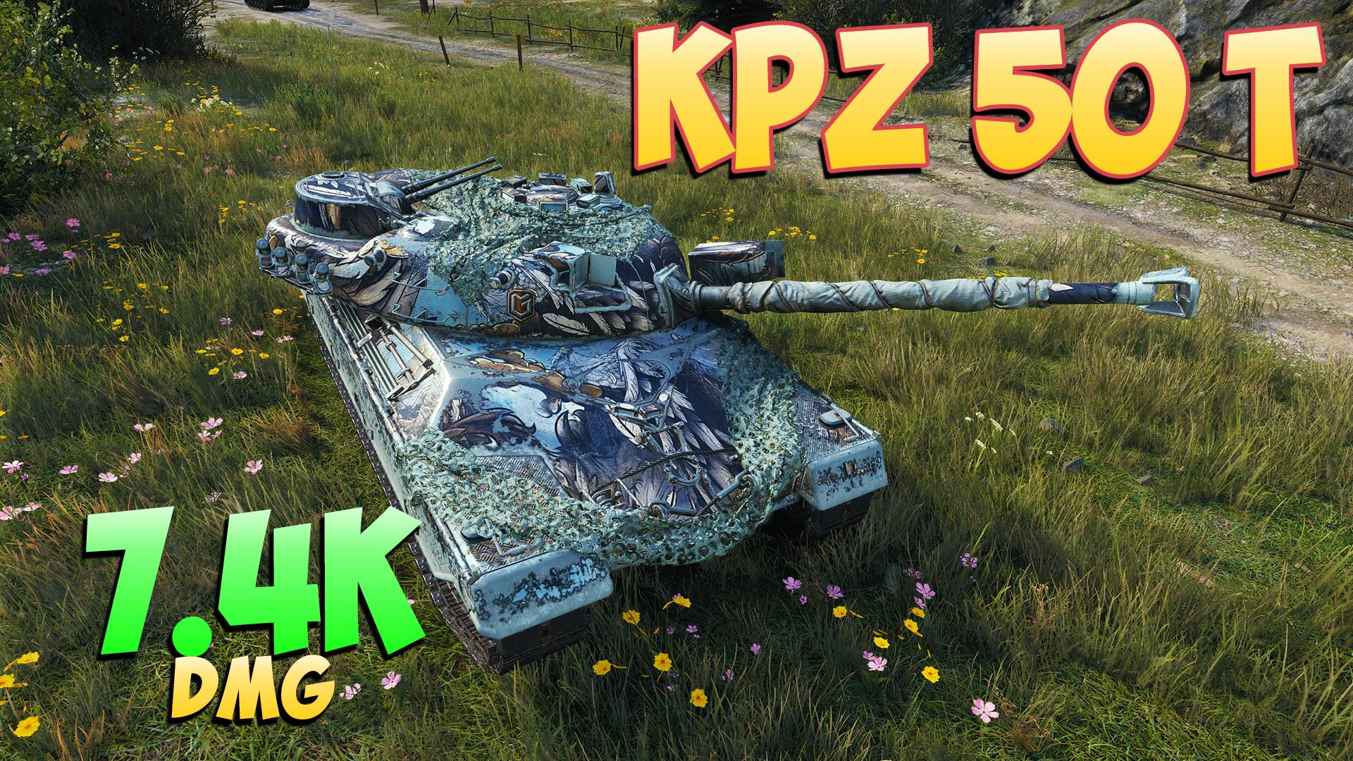 Kpz 50 t • Увлеченный! - 6 Фрагов 7.4K Урона • Мир Танков