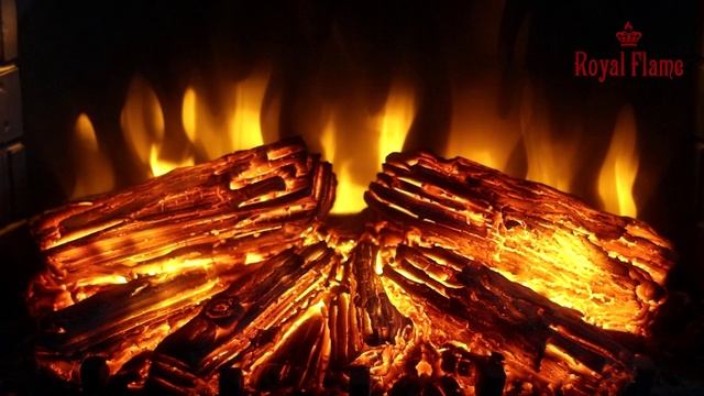 Очаг Royal Flame Dioramic 25 LED FX: видео горения смотреть онлайн