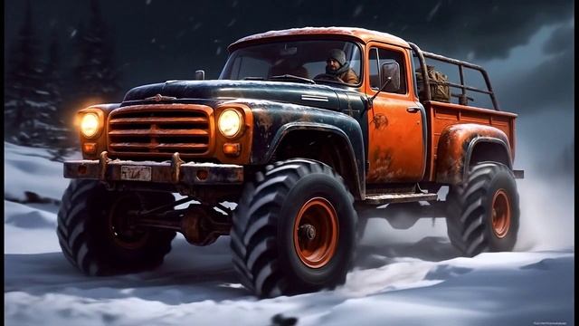 Нейросеть VEO3 (пробы, автомобили 2)