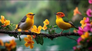 🕊️ Прекрасное расслабляющее пианино с пением птиц