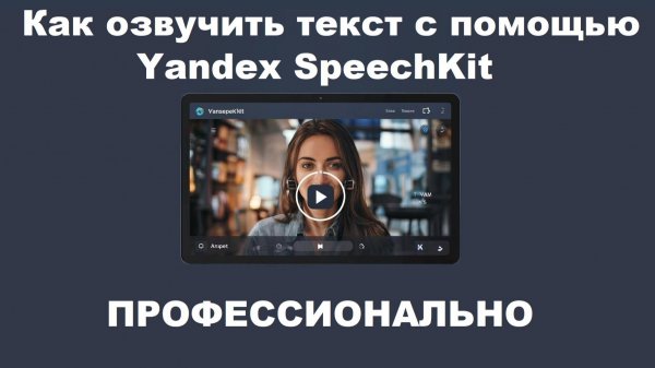 Как профессионально озвучить текст с помощью Yandex SpeechKit